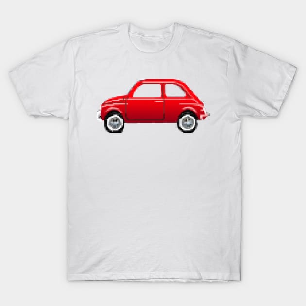 Fiat 500 pixelart T-Shirt by Reujken